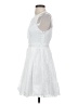 BCBG 100% Polyester White Cocktail Dress Size 2 - photo 5
