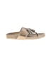 J/Slides Tan Flip Flops Size 9 1/2 - photo 1