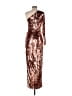 Mac Duggal 100% Polyester Gold Cocktail Dress Size 2 - photo 2