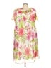 Studio C 100% Polyester Tropical Pink Casual Dress Size 26 - photo 1