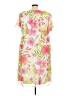 Studio C 100% Polyester Tropical Pink Casual Dress Size 26 - photo 2