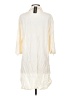 Ekouaer 100% Rayon Ivory 3/4 Sleeve Button-Down Shirt Size S - photo 2