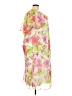 Studio C 100% Polyester Tropical Pink Casual Dress Size 26 - photo 4