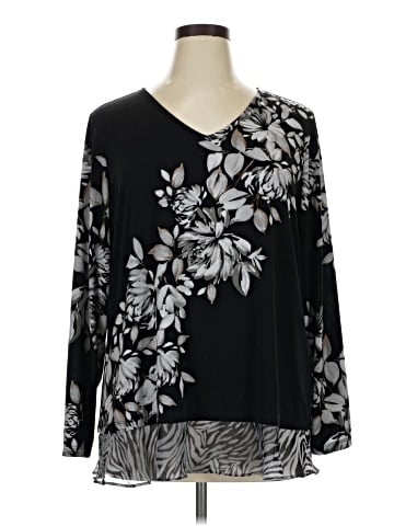Susan Graver Long Sleeve Blouse (view 1)