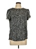 Angashion Black Short Sleeve Blouse Size L - photo 1