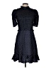 Sandro 100% Polyester Polka Dots Blue Cocktail Dress Size EU (FR) 42 / US 10 - photo 1