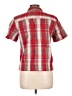 Erika Plaid Red Short Sleeve Button-Down Shirt Size L (petite) - photo 2
