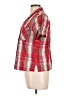 Erika Plaid Red Short Sleeve Button-Down Shirt Size L (petite) - photo 5