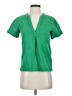 J.Crew Green Short Sleeve Blouse Size XXS - photo 1