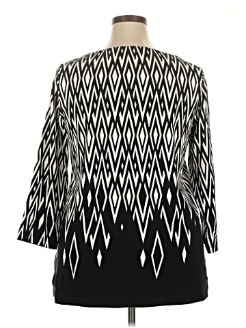 Rafaella 3/4 Sleeve Blouse (view 2)