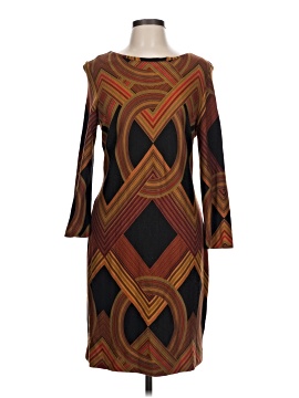 taylor brown dress Omnes Womens Chocolate Taylor Open-Back Chiffon Midi Dress 14 main image 0