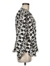 CAbi 100% Polyester Ivory Long Sleeve Blouse Size M - photo 4