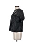 DELFI COLLECTIVE 100% Polyester Black Short Sleeve Blouse Size S - photo 5