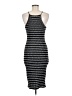 iris Stripes Gray Casual Dress Size M - photo 2