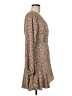 She + Sky Animal Print Brown Casual Dress Size M - photo 4