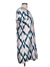 AGB Graphic Blue Casual Dress Size 10 - photo 4
