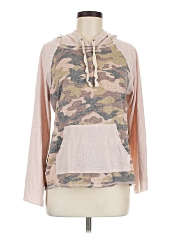 Hem & Thread Pullover Hoodie (view 1)