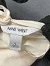 Nine West 100% Polyester Ivory Short Sleeve Blouse Size L - photo 7