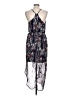 Ecowish 100% Polyester Floral Blue Cocktail Dress Size L - photo 2