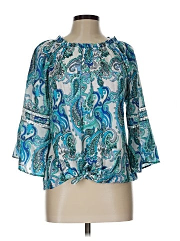 NY Collection 3/4 Sleeve Blouse (view 1)