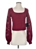 Lulus Burgundy Cardigan Size S - photo 1