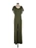 H By Halston Solid Green Jumpsuit Size S - photo 1