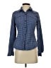 Columbia Houndstooth Blue Long Sleeve Button-Down Shirt Size S (estimated) - photo 1