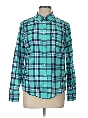 St. John's Bay Long Sleeve Button-Down Shirt (view 1)