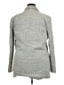 Just Fab 100% Polyester Houndstooth Gray Blazer Size XXL - photo 2