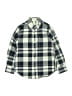 Crewcuts Plaid Green Long Sleeve Button-Down Shirt Size 6 - 7 - photo 1