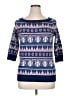 Unique Vintage Blue Pullover Sweater Size 1X - photo 1