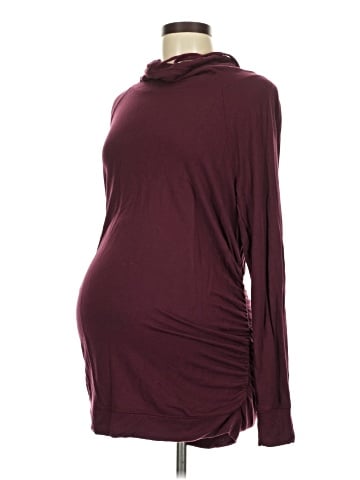 Isabel Maternity Turtleneck Sweater (view 1)