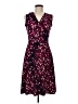 Unbranded Print Burgundy Cocktail Dress Size M - photo 1