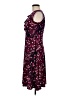 Unbranded Print Burgundy Cocktail Dress Size M - photo 5