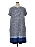 Apt. 9 Print Blue Casual Dress Size XL - photo 1