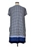 Apt. 9 Print Blue Casual Dress Size XL - photo 2
