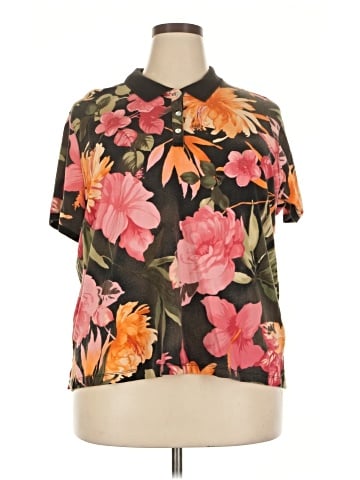 Caribbean Joe Short Sleeve Blouse (view 1)