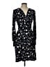 Kaileigh Print Black Casual Dress Size L - photo 1