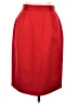 Oleg Cassini Solid Red Formal Skirt Size 10 - photo 1