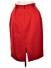 Oleg Cassini Solid Red Formal Skirt Size 10 - photo 2