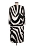Chico's Animal Print Black Casual Dress Size Lg (2) - photo 2