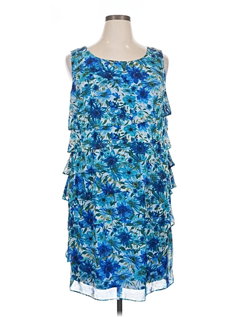 Pre-owned Dressbarn Cocktail Dress In Blue