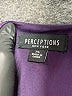 Perceptions Polka Dots Black Casual Dress Size XL - photo 7