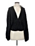 Lulus 100% Polyester Black Long Sleeve Blouse Size S - photo 1