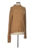 White + Warren Brown Long Sleeve Turtleneck Size L - photo 1