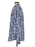 Banana Republic 100% Polyester Paisley Blue Long Sleeve Blouse Size M (tall) - photo 5
