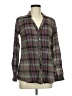 Maurices Plaid Green Long Sleeve Button-Down Shirt Size M - photo 1