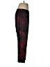 rsvp by TALBOTS 100% Polyester Floral Paisley Black Active Pants Size 8 - photo 4