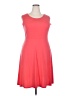 BFA Classics Solid Pink Casual Dress Size 18 (petite) - photo 1