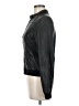 Adea 100% Leather Black Leather Jacket Size M - photo 5